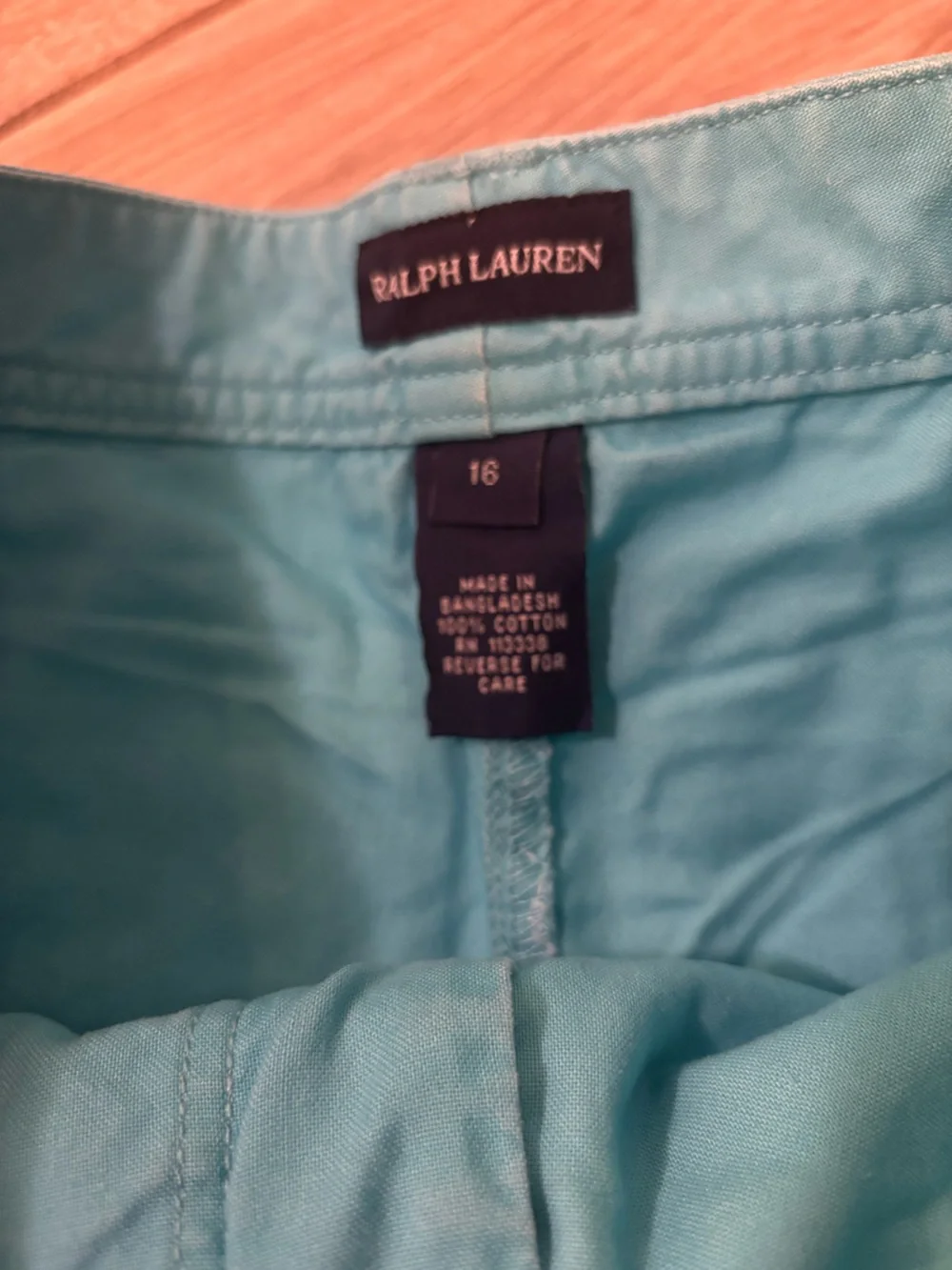 Ralph Lauren Light Turquoise Skort with Interior Label girls size 16 great shape